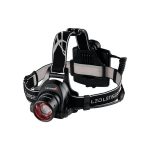 Ledlenser H14R2 naglavna polnilna svetilka, črna rdeča