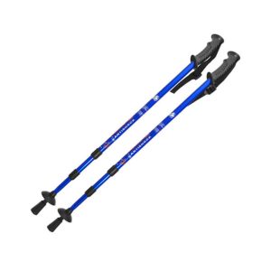 Antishock pohodne palice trodelne - modre