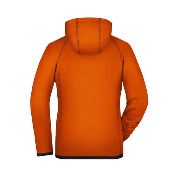 J&N moški flis Diamond Pattern - oranžen